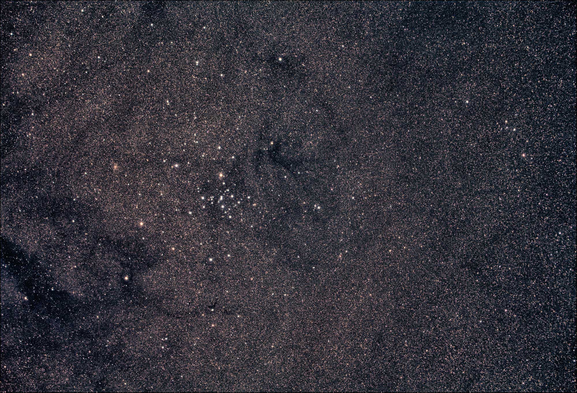 astrophotography of M7 with William Optics GT71 using asi 294 mcpro colour camera