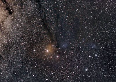 Antares wide field astrophotography using ASI 294 colour camera