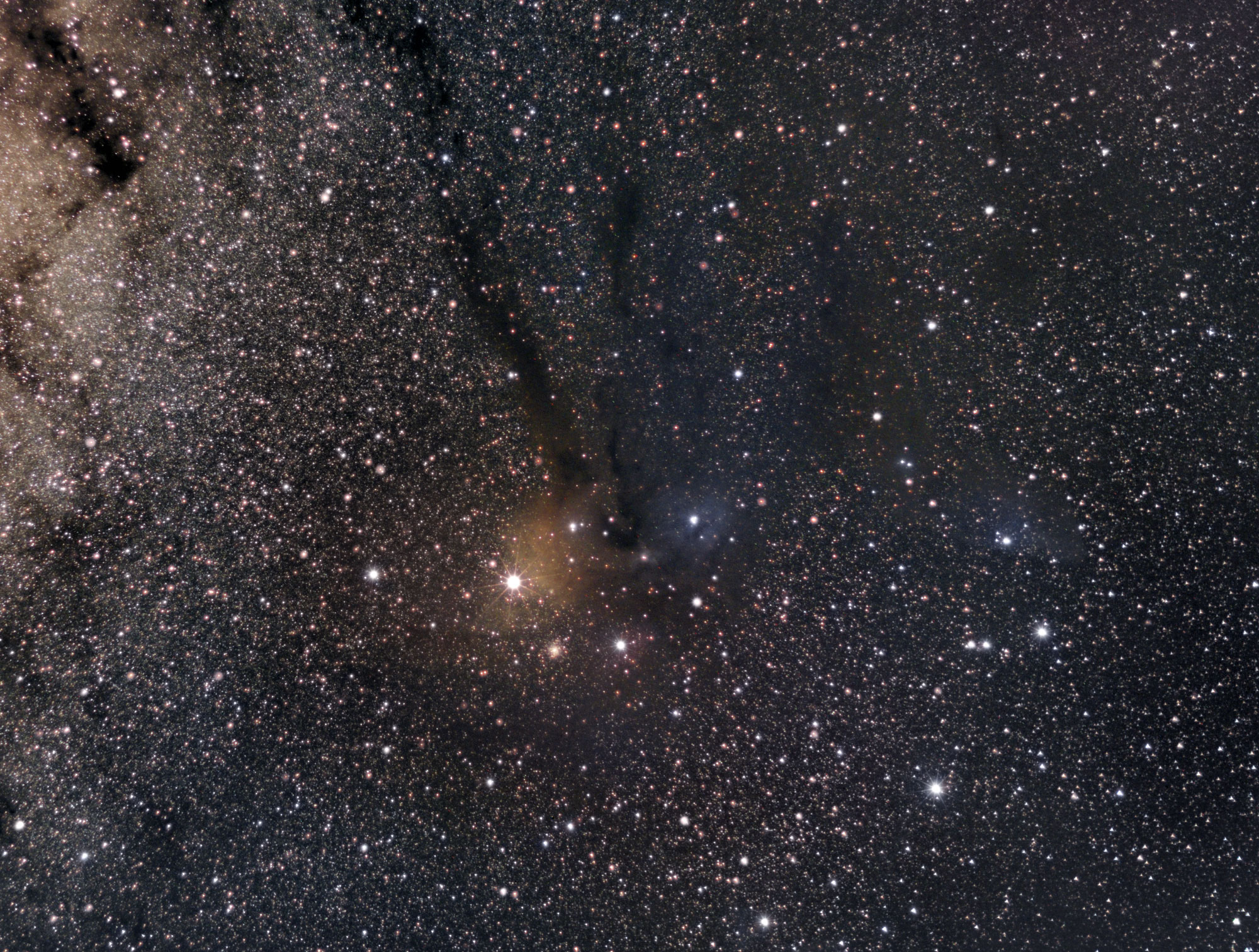 Antares wide field astrophotography using ASI 294 colour camera