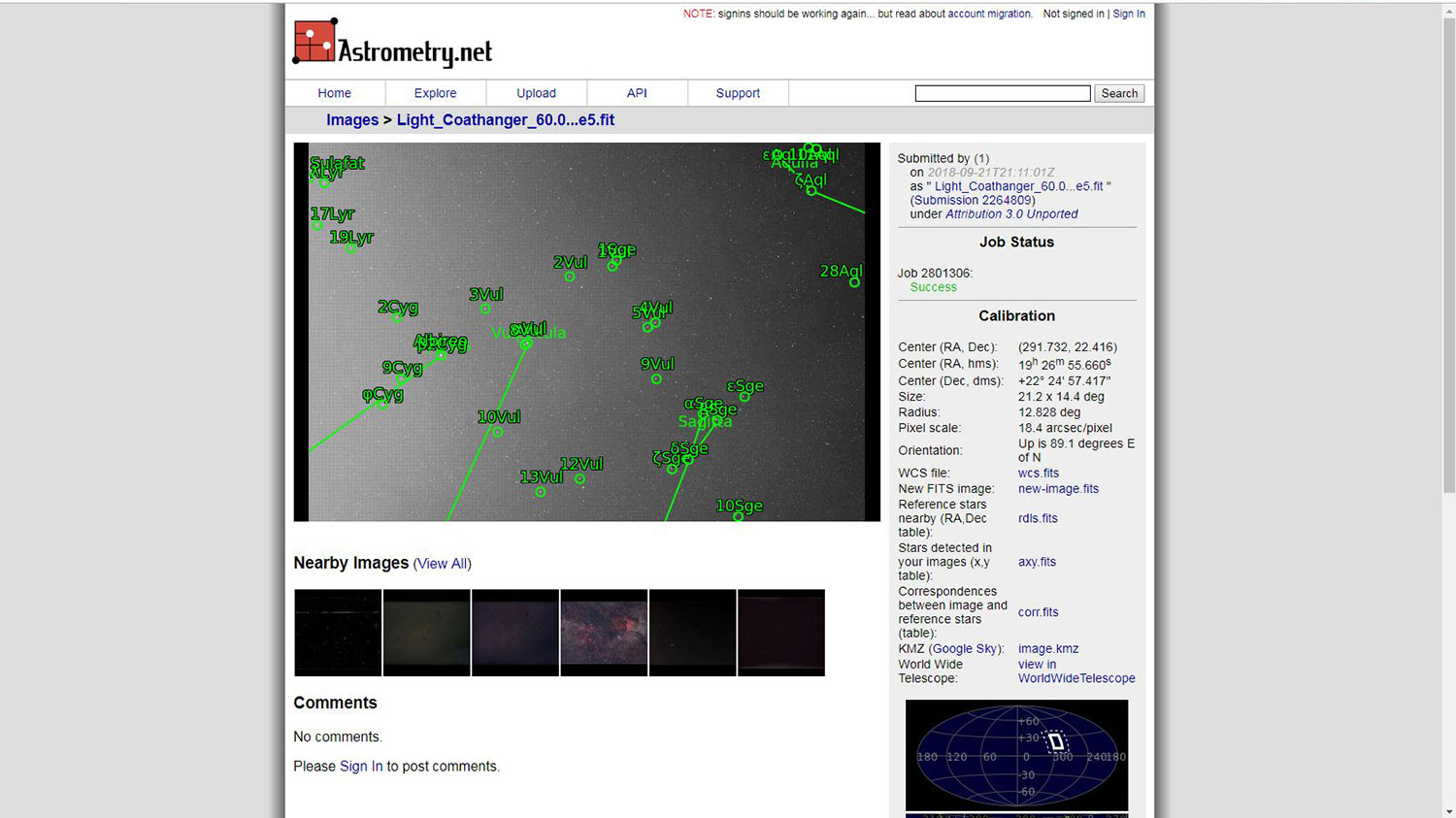 Using Astrometry to find the Coathanger