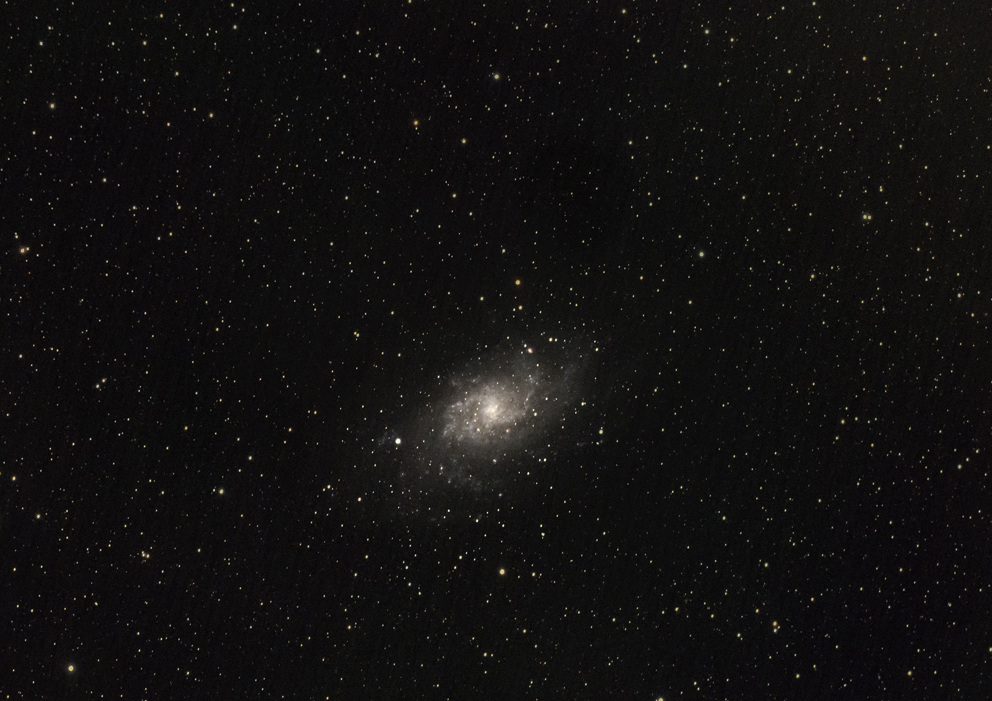 M33 astrophotography: William Optics GT 71, ASI 294 with Star Adventurer EQ Mount