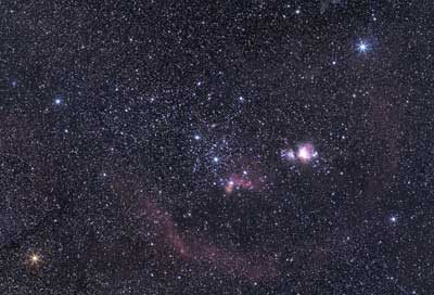 Widefield astrophotography of Orion using the ZWO ASI 294 MCPRO