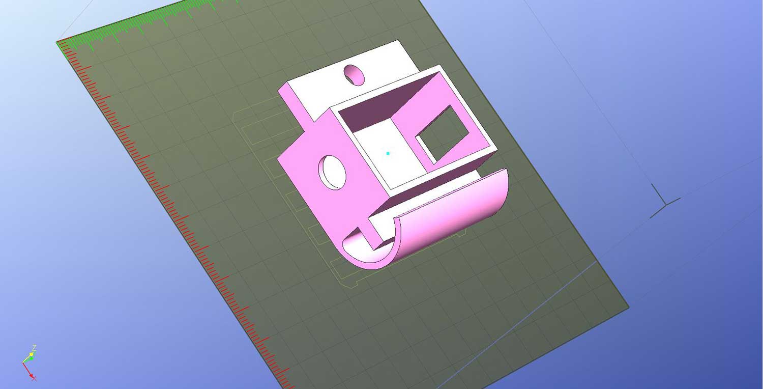 ASIair 12v-5v DC converter 3D printed adapter bracket ready for 3D printing