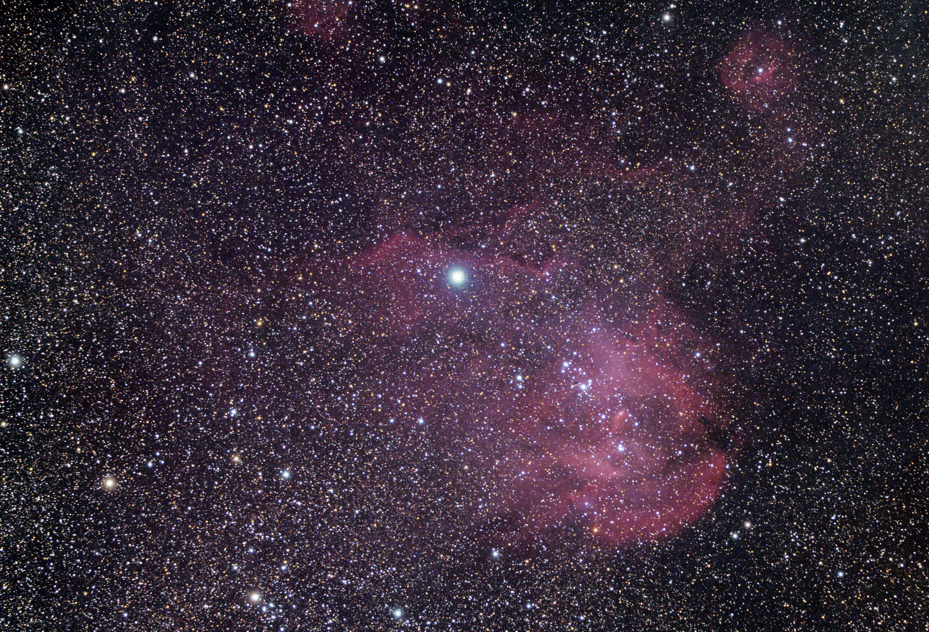 Running Chicken Nebula IC2944 imaged using a William Optics GT71 & ASI294MC Pro