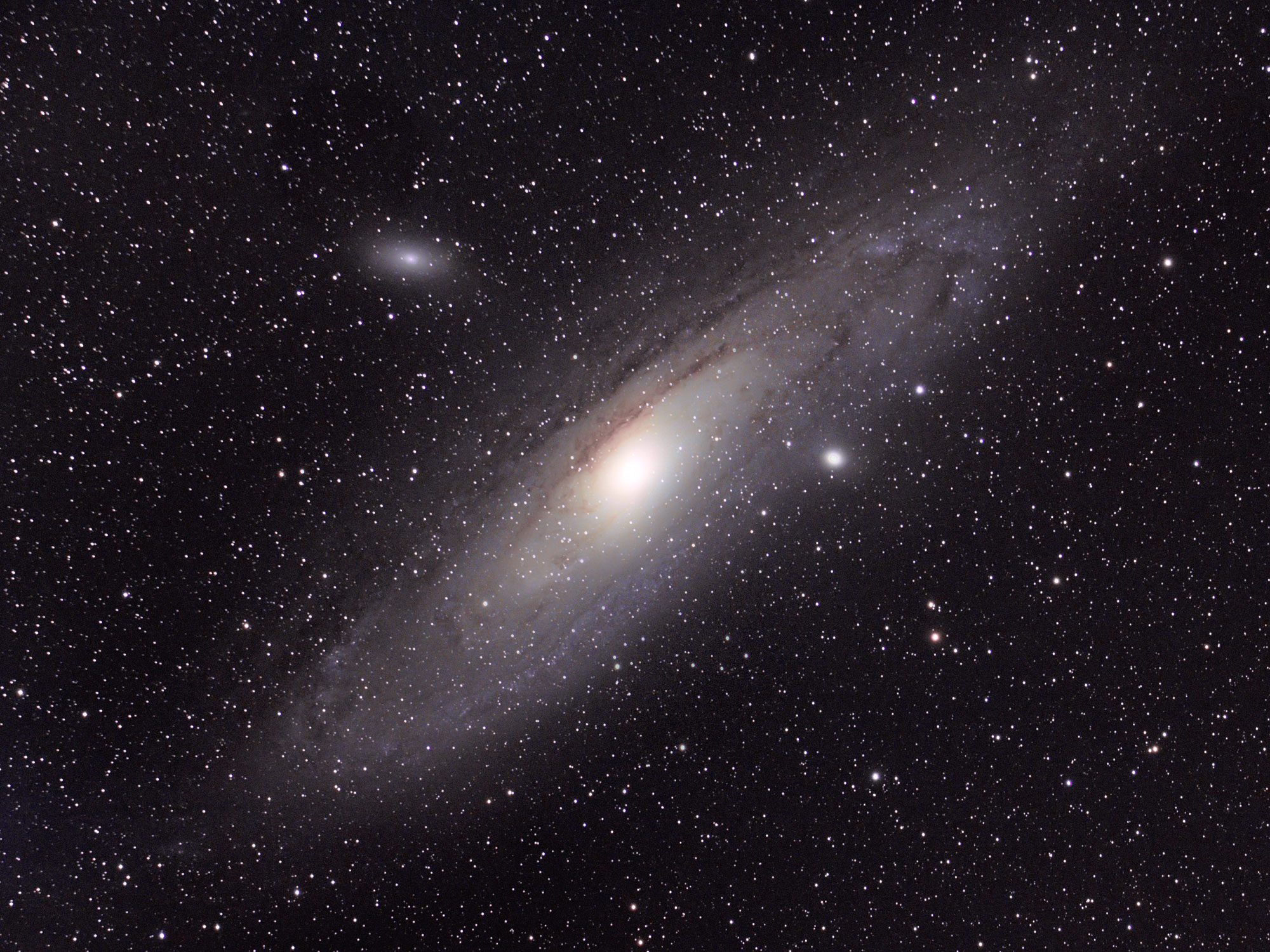Andromeda galaxy William Optics GT71 & ASI294MC Pro
