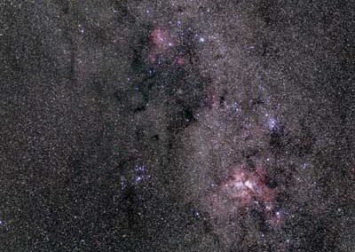 Eta Carinae wide field, Olympus 50mm lens & ASI294MC Pro
