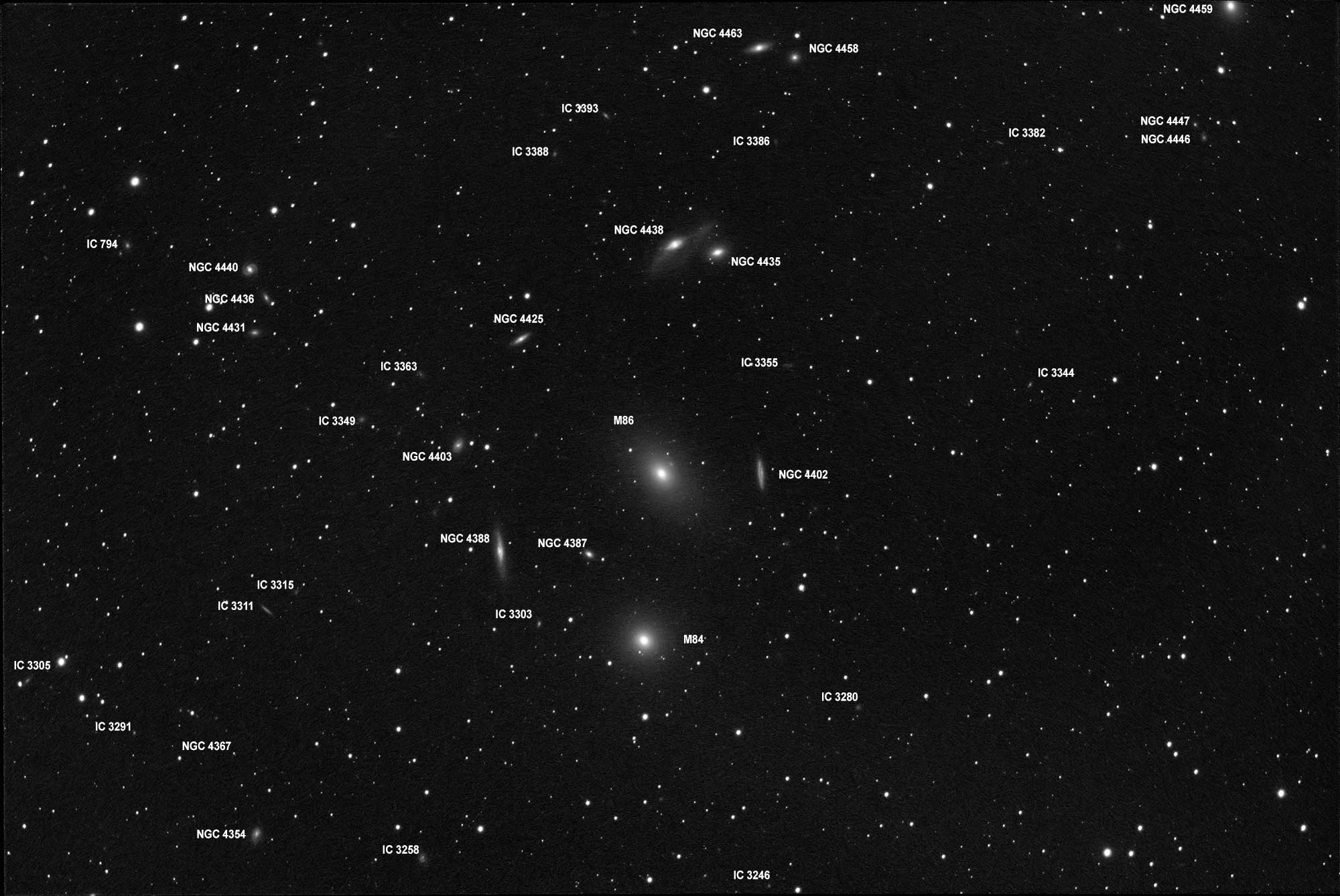 Markarian's Chain William Optics GT71 and ASI183MM Pro