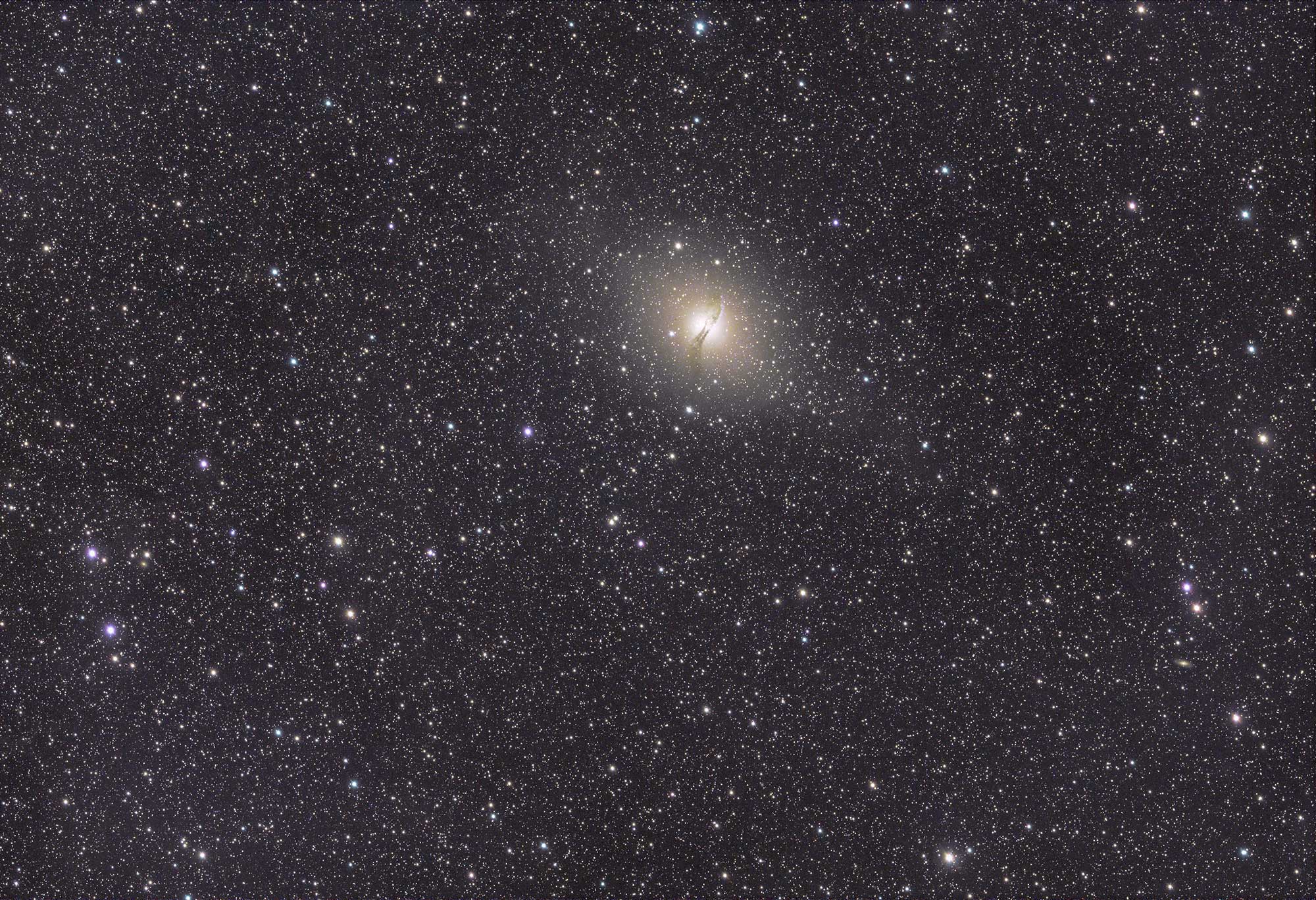 NGC5128 captured with RASA8 and ASI294Mc Pro