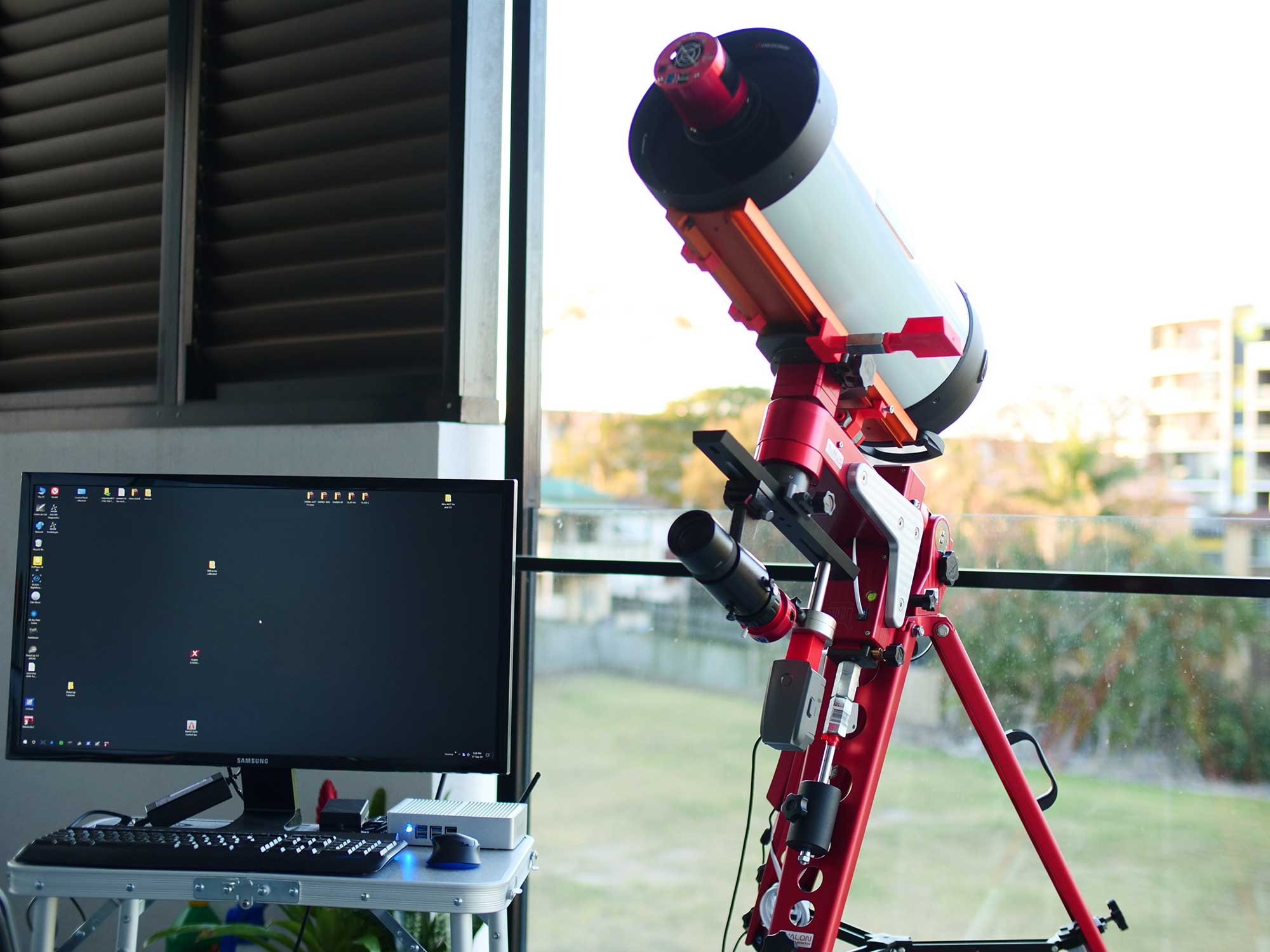 RASA8 telescope on the Avalon Instruments M Zero mount