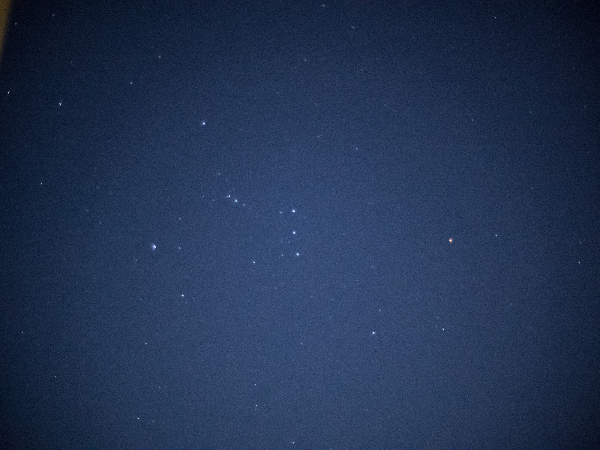 The familiar Orion constellation.. soon to be visited