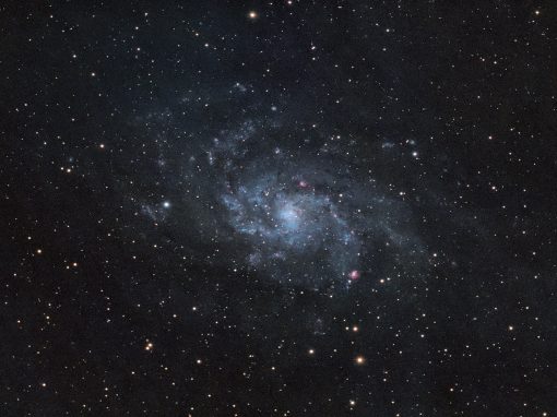 M33 galaxy captured with RASA8 & ASI183MC camera