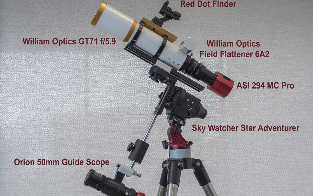 William Optics GT71 with WO Field Flattener 6A2