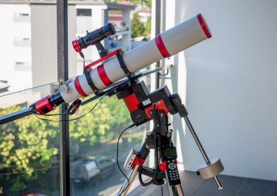 William Optics GTF102 on the CEM40 mount balcony astrophotography