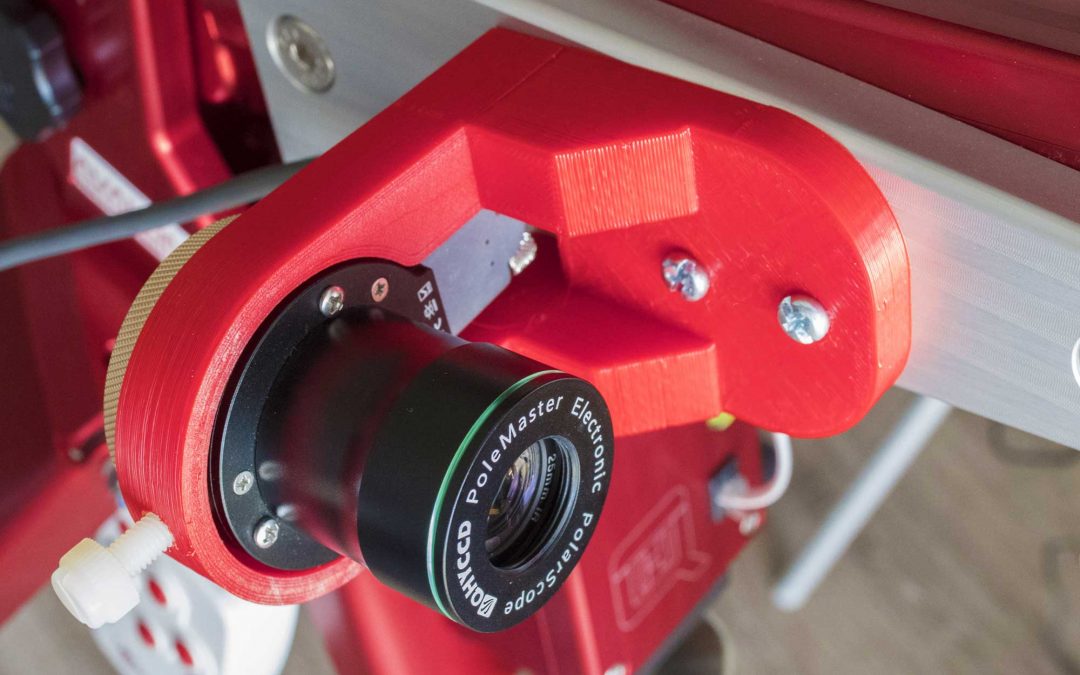 3D printing for astronomy: Attach a PoleMaster to Avalon Instruments M-Zero mount