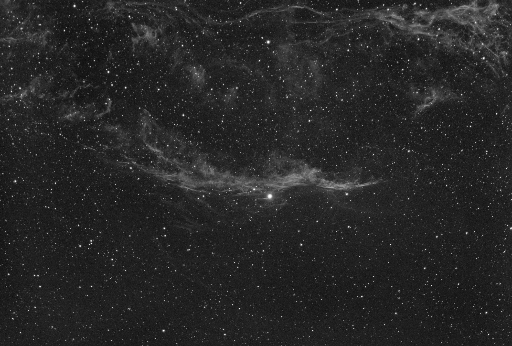 Veil Nebula captured with William Optics GT71 & ASI183MM Pro camera ...