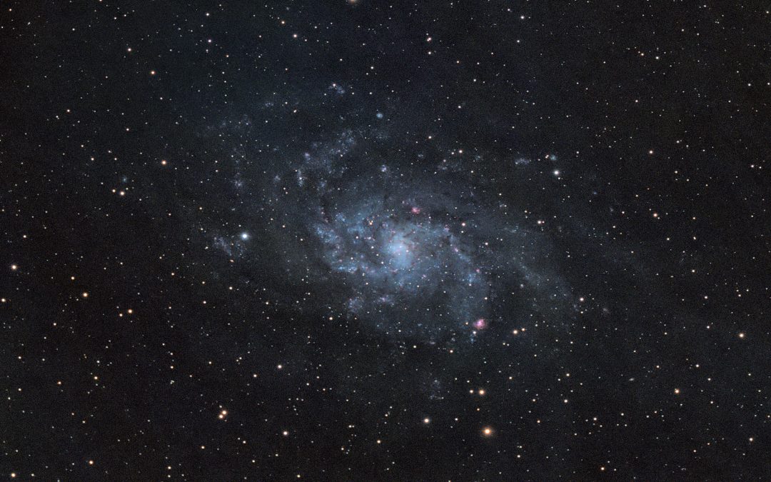 M33 galaxy captured with RASA8 & ASI183MC camera