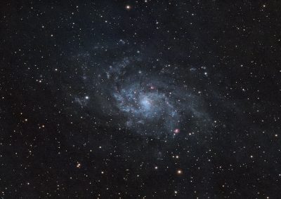 M33 galaxy captured with RASA8 & ASI183MC camera